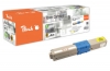 Peach Toner Cartridge yellow, compatible with  OKI 44469704