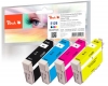 Peach Spar Pack Tintenpatronen kompatibel zu  Epson T1295, C13T12954010