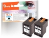 Peach Doppelpack Druckköpfe schwarz kompatibel zu  HP No. 300XL bk*2, D8J43AE