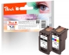 Peach Multi Pack compatibel met  Canon PG-510BK, CL-511C, 2970B001, 2972B001