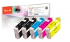 Peach Spar Pack Plus Tintenpatronen kompatibel zu  Epson T1295, T1291, C13T12954010
