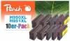 Peach 10er-Pack Tintenpatronen kompatibel zu  HP No. 950XL, No. 951XL, CN045A, CN046A, CN047A, CN048A