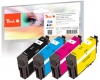Peach Spar Pack Tintenpatronen kompatibel zu  Epson T3466, No. 34, C13T34664010