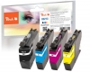Peach combipakket, compatibel met  Brother LC-3213VALP