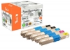 112229 - Peach combipakket Plus compatibel met 46508716*2, 46508715, 46508714, 46508713 OKI