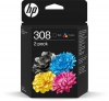 212898 - Original Printheads Combopack black, color, No. 308, 6L6S6UE HP