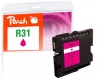 320501 - Peach rašalo kasetė, rausvai raudona, suderinama su GC31M, 405690 Ricoh